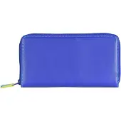 Mywalit Portafoglio Vera Pelle 18 cm blu