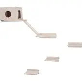 Kerbl Kletterwand Montblanc (Farbe beige, max. Belastbarkeit 10 kg, 6-teilig)