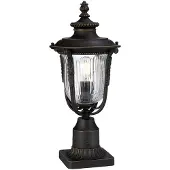 ELSTEAD Lampioncino Luverne con vetro scanalato