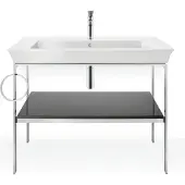 Duravit WT4544LH1H1 Consolle in metallo, a pavimento Tulipano bianco