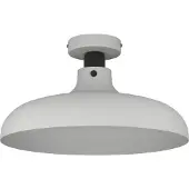 Eglo Plafoniera Matlock, Ø 38 cm, grigio/nero