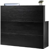 SucceBuy Banco reception nero, 140 cm, per banchi reception