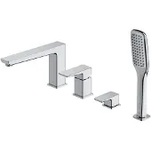 Omnires PARMA PM7432CR Rubinetto per vasca a 4 fori, cromato