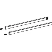 Hettich Längsreling-Set,9149288,NL400mm,weiß
