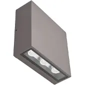 LUCANDE Applique da esterni LED Trixy, antracite, metallo, IP54