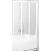 Ravak Schermo per vasca VS3 115 Bianco+Rain 795S010041