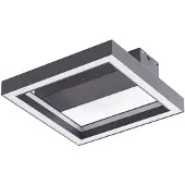 LUCANDE Smart Plafoniera LED Tjado, 30 cm, nero, RGBW