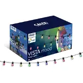 Calex Ghirlanda luminosa LED Vibey, lunghezza 10 m, telecomando, RGBIC, CCT
