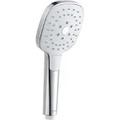 Kielle Vega - Soffione doccia 130, 3 getti, cromato/bianco 20418000