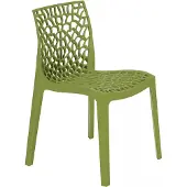 GRANDSOLEIL Sedia Gruvyer in polipropilene – Verde Anice –