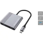 Conceptronic Hub Donn13g 2x Hdmi/usb/usb C Usb-c