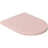 Hak INFINITY WC-Sitz SLIM, chiusura ammortizzata, facile da rimuovere, rosa salmone