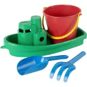 Dantoy Giocattolo Educativo Classic Recycled Green Boat