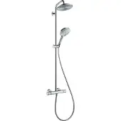 Hansgrohe Showerpipe Raindance Select Wanne Chrom Kopfbrause Raindance Air 1jet 240mm