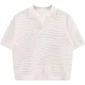 Jeanne Baret Women's Saffron Polo Shirt Maglia polo Donna (38, bianco)