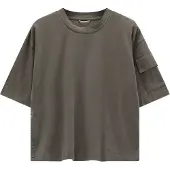 Jeanne Baret Women's Polynesia T-Shirt T-shirt Donna (38, marrone/grigio)