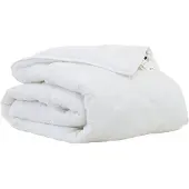 vidaXL Coperta estiva 220 x 155 x 3 cm, poliestere bianco, traspirante