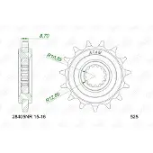 Afam Corona Anteriore 28405nr-15 Pitch 525