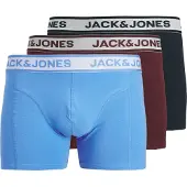 Jack & Jones Boxer blu cielo / rosso scuro / nero / bianco