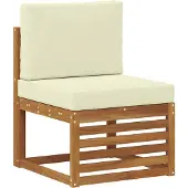 vidaXL : Set di 3 divani in legno massello di acacia