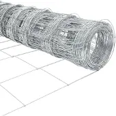 vidaXL Recinzione argentata 25 x 1,2 m Acciaio zincato