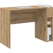 vidaXL Scrivania , effetto legno artigianale, 109 x 50 x 78 cm