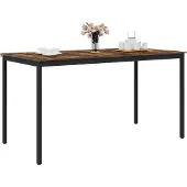 vidaXL Tavolino alto in materiale composito, rettangolare
