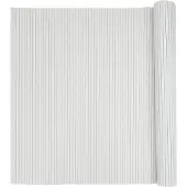 vidaXL Recinzione da giardino bifacciale bianca 1,8x5 m PVC
