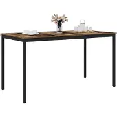 vidaXL Tavolino alto in materiale composito, rettangolare