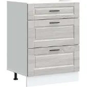 vidaXL Base da cucina Porto Grey Sonoma in legno