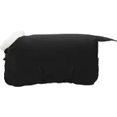 vidaXL Coperta per cavalli nera 125 cm in pile polare