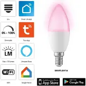 Alecto Lampadina Intelligente Wifi E14 6w