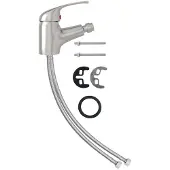Syfax Rubinetto Miscelatore per Bidè Argento 13x12 cm