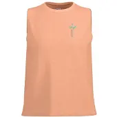 Maloja Women's TaranakiM. Top Donna (XL, beige/fuchsia)