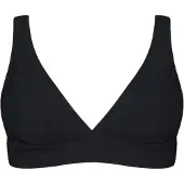 Barts Women's Solid Longline Parte superiore bikini Donna (42, nero)