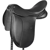 Waldhausen Sella da dressage , in pelle, nera, 44 cm/17,5