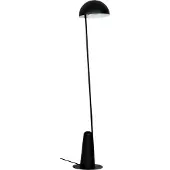 Eglo Piantana Moderna Aranzola 1 Luce Acciaio Nero E Bianco