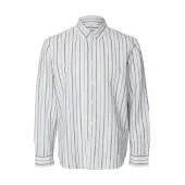 Selected Camicia In Misto Lino Uomini Bianco S