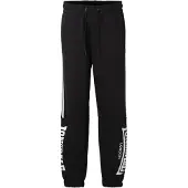 Lonsdale Pantaloni 'Thropton' nero / bianco