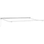 Syfax Telaio di tenda manuale Regolabile Bianco 4 × 3,5 m Acciaio