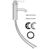 Syfax Rubinetto per Lavabo del Bagno Finitura Cromo 130x180 mm