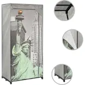 Syfax Armadio New York 75x45x160 cm in Tessuto