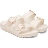 Birkenstock Kid's Arizona Flower EVA Sandali Bambini (26 - Narrow, beige)