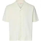 Selected Camicia Polo In Maglia Uomini Bianco M