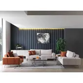 Xl Moebel Gmbh Couchgarnitur Sofagarnitur Komplette Polstersofa Orange Stoffsofa Weiß