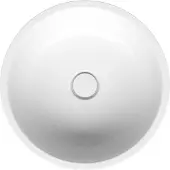 Bette BetteBalance lavabo à encastrer, rond, 435x435x123mm, avec BetteGlasur Plus, A247-000PW, A247-000PW