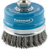 Format Formato Coppa spazzola acciaio M14 annodata 100x0,35mm