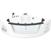 AcquaVapore Piscina idromassaggio Badewanne Wanne W05-SC 140x140cm