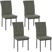 HTI Sedia Matthew verde, set da 4