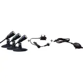 HEISSNER Set di faretti di avviamento 3 pz. 1 W